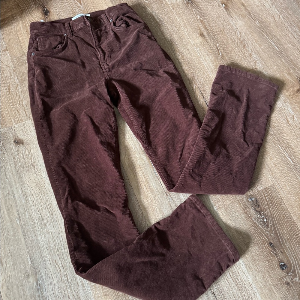 Reformation Peyton High Rise Bootcut Corduroy Pants Size 27 - Picture 2 of 6